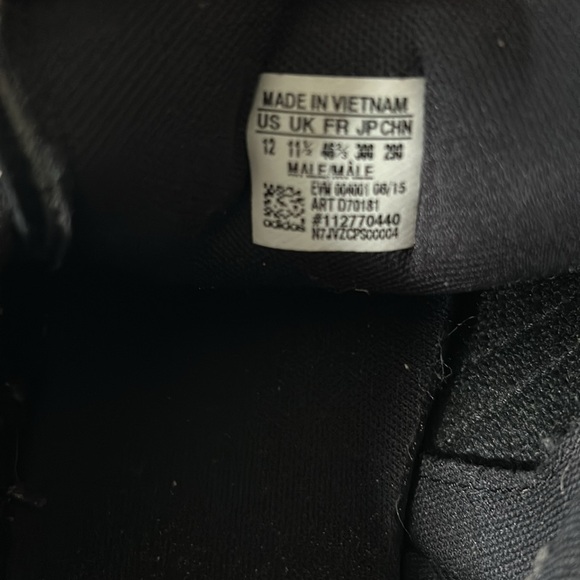 Men’s Adidas Campus Black White suede sneakers size 12 - Picture 6 of 6